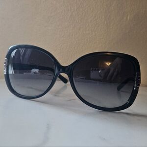 Tory Burch Black Oversized Sunglasses